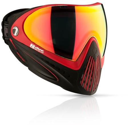 Paintball Maske DYE I4 Pro Thermal - Meltdown Black/red