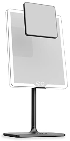 LUNA London ORBIT LED Vanity Mirror | with Lights, 7X/1X Magnification