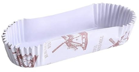 200 piezas de envoltorios de magdalenas resistentes al calor de la película de la forma del barco de PET pan bandeja de papel tazas de molde de la torta herramientas de decoración
