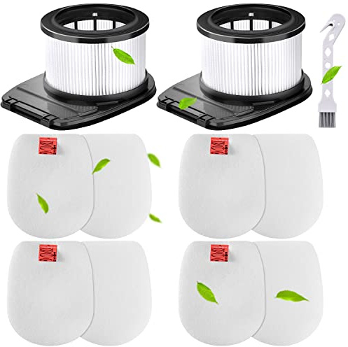 Rebirthcare iz320uk iz300ukt filters for shark iz300 iz320 iz300uk iz300ukt | iz320ukt cordless stick vacuum cleaner anti hair wrap filters replacement parts spare kit, 2 hepa filters, 4 foam+felt filter