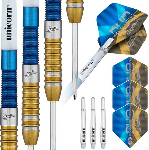 Unicorn Gary der Fliegende Schotte Anderson Duo Dartpfeile Set, blau, 23 g