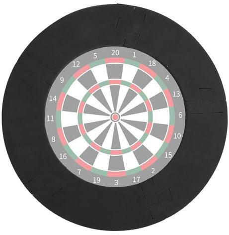 Gobesty Dartboard Surround, Portable Dart Board Wall Protector, Dart Board Surround Ring, Dartboard Wall Protection Board, Dart Board Wall Protector Ring Splicing for All Standard Size Dartboards