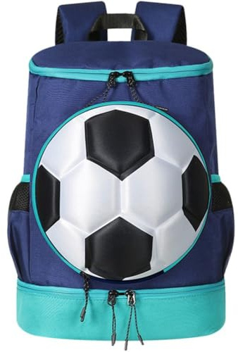 Sanfly Große Fußballtasche Für Jugendliche, Fußball-Rucksack, Sportausrüstungstasche Schuhfach Für Basketball, Volleyball, Alle Sportstätten