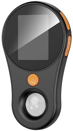 Digitales Mikroskop, 500-facher Festfokus, HD 2 MP, tragbare Handlupe, 5,1 cm Farbbildschirm, integrierte 8 LEDs, wiederaufladbarer Akku, kompatibel mit Windows, OS (schwarz)