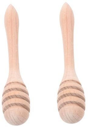 Ciieeo 2piezas Varillas De Madera para Herramientas para Palitos Miel y Seguros