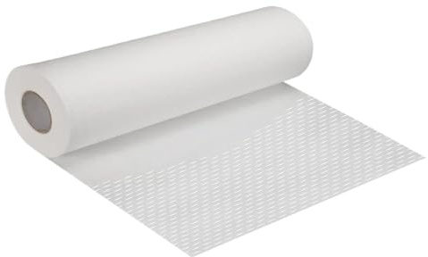 QXYOGO Papel de Embalaje de Panal de Abeja Papel de Envolver de Panal de 5m x 30cm/38cm/50cm, Embalaje de Embalaje de tampón de Panal reciclable ambientalmente, Papel Kraft Blanco(50cmx5m)