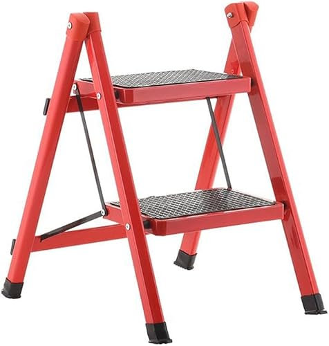 OZBME Chaises Pliantes créatives pour la Maison, escabeau à Deux marches, escabeau Double Couche, 14 Couleurs en Option (Couleur : 10#) (2#)