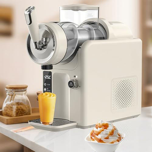 Máquina granizado Hielo Comercial - Máquina profesional para preparar batidos sin hielo,Baja la temperatura a 0° en 30 segundos,Sin ruido para margaritas,cafetería Restaurant,B