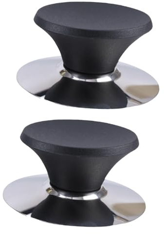 DimyFew Set mit Zwei Leichten Knöpfen für Kochtopfdeckel, Stil B