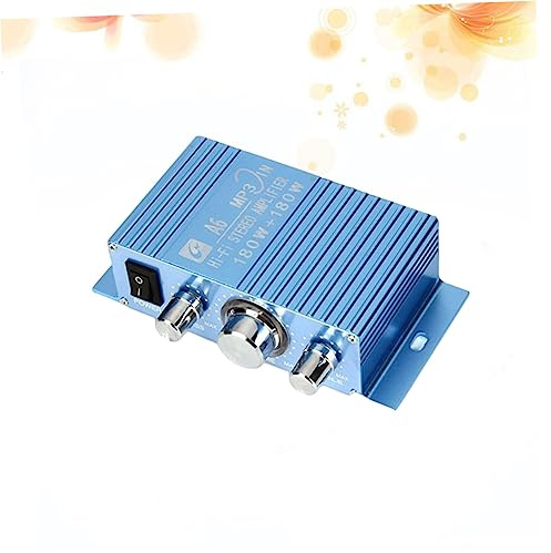 Tofficu Amplificateur de Puissance Canaux pour Lecteur Multifonctionnel Compatible pour Automobile et Couleur
