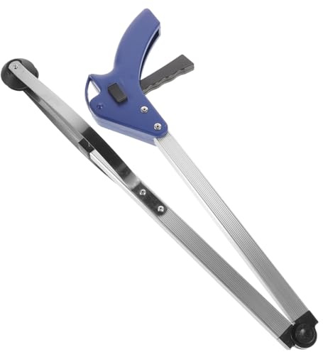 CLISPEED Pince à Déchets Pliante avec Long Manche Préhenseur Ergonomique Facile à Utiliser pour Personnes Arthritiques et Récupération sans Effort