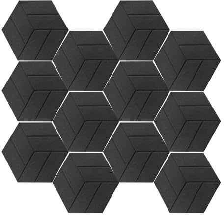 Quzente Panneaux acoustiques, autocollants et insonorisants pour murs, panneaux insonorisants haute densité pour salon, chambre à coucher, studio, cinéma maison, salle de jeux, dortoir, salle de bain