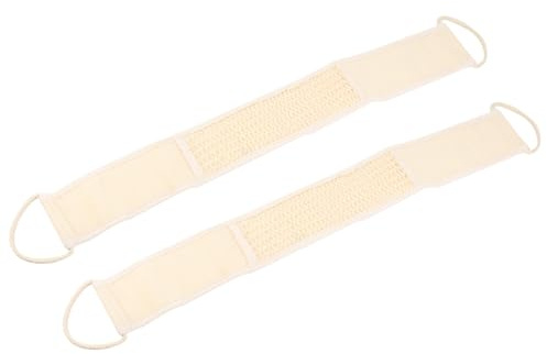 Pack Badewannenbürste mit Peelingfunktion aus Gewebe | Dusche und Badewanne, Massage und Reinigung, Lange Ausführung, 2 Stück Zufällige Farbe
