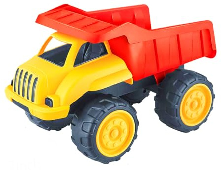 Abaodam Large Sturdy Beach Truck, Medium Plastic Sand Dump Truck, Construction Vehicle for Outdoor Sandbox Play
