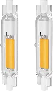 EIMOPE R7S LED 118mm Dimmbar Birne 30w - R7S led 118mm 30W Glühbirne ersatz für 200w 300W Halogen Lampen - Warmweiß 2700K 3000LM für Deckenfluter, Leselampen, Kein Flackern, 2er Pack