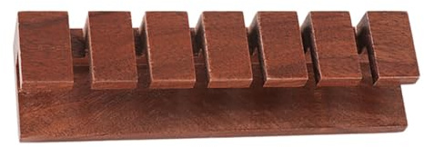 TOMETURE 1pezzi Clip Porta Cavi da Scrivania in Legno Naturale Organizer Cavi con Adesivo Forte per Ufficio e Casa Clip Ferma Cavo Multifunzione per Fili Audio Computer e Cuffie