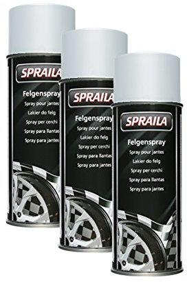KWASNY Felgenspray Silber Lackspray 500Ml Spraydose Felgenlack Sprühlack 300 937 3X