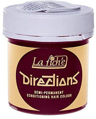 6 X La Riche Directions Semi-Permanent Hair Color 88ml Tubs - Rose Red