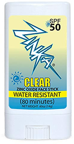 Zinka Sunscreen Face Stick SPF 30 | Surfing facestick | Face Stick - Clear