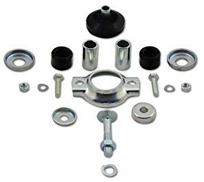 Simson Set: Kleinteile für Einbau Motorlager, Schwarz, Gummi, Metall, Kunststoff, 7 Count, Motorhalterung, S50, S51, S53, S70