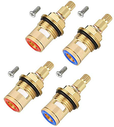 4 stück Wasserhahn Ventiloberteil, Universal Ventil Keramik Oberteil Ersatz