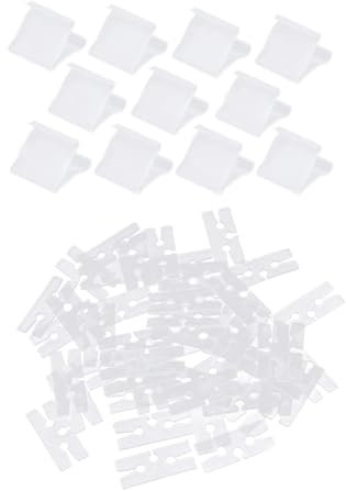 MYLERCT 200 Pezzi Clip per Palloncini, 2 Tipi di Morsetto, Chiusura Trasparente Riutilizzabile, Ampiamente Utilizzato per la Decorazione di Feste