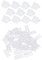 MYLERCT 200 piezas Cierres para Globos, 2 tipos Clips Transparentes para Globos, Cierre De Globo Reutilizable, Ampliamente Utilizado para el Cierre de Globos de Decoración de Fiestas