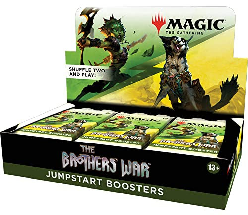 Magic: The Gathering The Brothers’ War Jumpstart Booster Box, 18 Packs (Englische Version)
