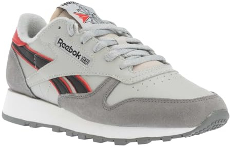 Reebok Classic Leather 001, Zapatillas de Deporte Unisex Adulto, Pugry3 Pugry6 Vecred, 37.5 EU