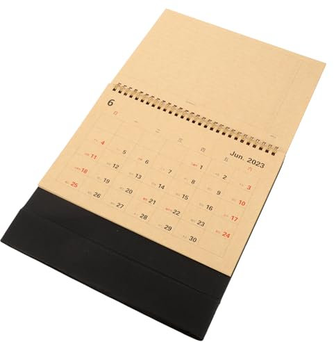 STOBOK Titel Kreativer Desktop Kalender Faltbarer Tischkalender Aus Hochwertigem Stilvolles Design Für Zuhause Und Büro Als Für Familie Und Freunde