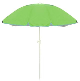CapitanCasa Parasol de plage inclinable hauteur réglable modèle chèvre diamètre 180 vert