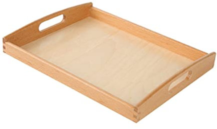 LABRIMP Holztablett Als Aufbewahrungshalter Für Kinderspielzeug Lehrmittel-Finishing-Box Organisationsbox Für Kinderzimmer