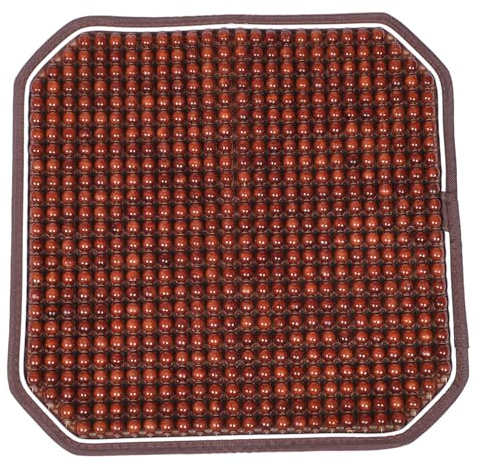 Kühlendes Stuhlsitzpolster und Stoff für Auto und Stuhl | Sommerkissen in Orange, Ergonomische Form mit Angenehmem Sitzgefühl, Praktische Unterlage für Büro und Fahrzeug