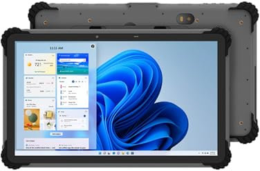 RUGGEDPDA Tableta industrial resistente con Windows 11 de 13.3 pulgadas, Intel i5-1235U, 8 GB de RAM + 256 GB de almacenamiento, para aplicaciones móviles empresariales