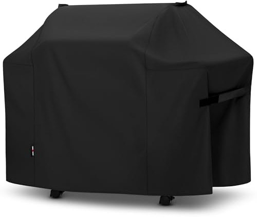 Unicook 7108 Grill BBQ Cover 163 CM, Heavy Duty Waterproof Barbecue Cover, Resistant Oxford Fabric, Compatible for Weber Summit 400 Series, 4 Burner Gas Grills and More