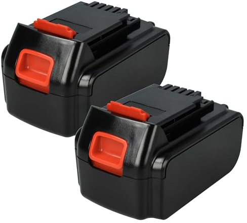 vhbw 2x Battery compatible with Black & Decker GLC1815L, GLC1823, GLC1825L, GLC2500, GLC1825LB, GLC2500L Power Tools (3000 mAh, Li-Ion, 18 V)