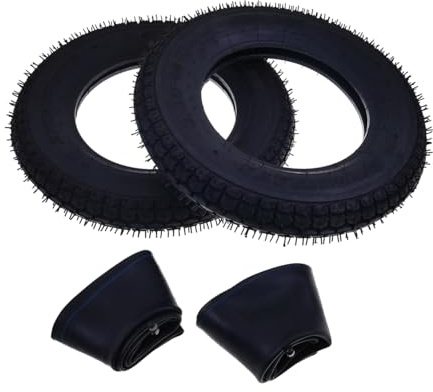 2EXTREME Speedways Reifen Set 3.50-10 59J TT inkl. Schläuche – für Moped, Roller, Vespa – kompatibel mit Piaggio Zip, Vespa PK50, Peugeot Speedfight, Aprilia SR, MBK Booster