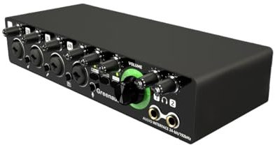 Mesa Mezclas DJ, Interfaz de Audio Tarjeta de Sonido Convertidor AD con Monitoreo Guitarra Eléctrica Grabación en Vivo(Nero)