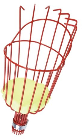 Fruktplockare huvud djup korg stil utan stolpe fruktsamlare skörd plockning, citrus päron gård trädgård fångare enhet