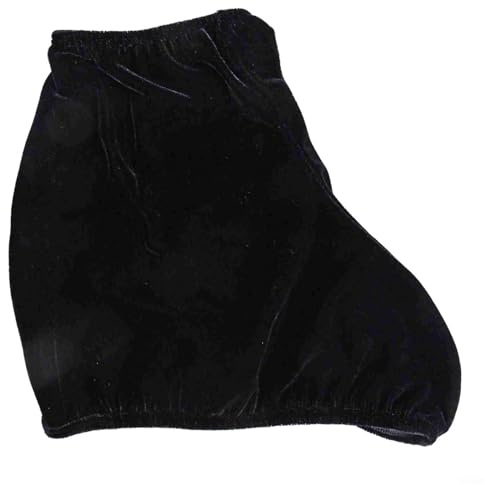 Funda protectora elástica para botas de patinaje mantiene los patines artísticos y patines de hockey limpios y seguros (negro)
