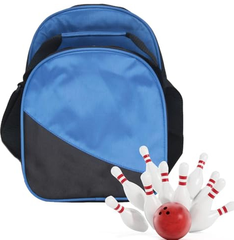 Bowlingväska – enkel bollhållare med vadderad förvaring, passar bowlingboll, tillbehör och till herrstorlek 10, lätt hållbar bärväska | perfekt resa och gränd användning för kvinnor
