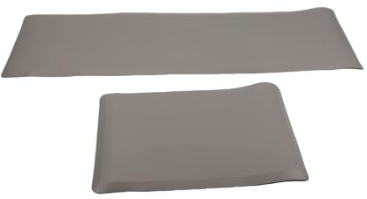 AMONIDA Anti-Ermüdungsmatte, rutschfeste, wasserdichte PVC-Stehschreibtischmatte, Bodenmatte mit Abgeschrägten Kanten und Langlebiger Konstruktion, Ideal für Küche, Büro, Wäscherei und Waschbecken