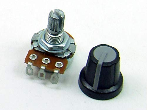 POPESQ® - 1 Stk. x Potentiometer mit Kappe 10K Linear Kabel / 1 pcs. x Potentiometer with Cap 10K Linear Cable #A2074
