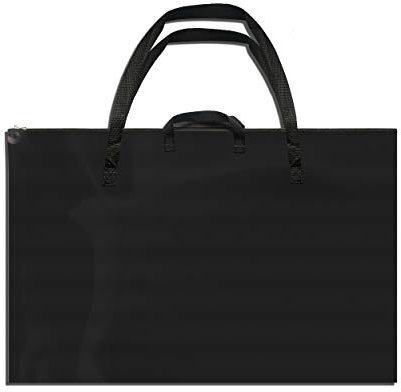 Vantasii Schwarzes Kunst-/Portfolio-Tasche (61 x 91 cm) mit Schultergurt
