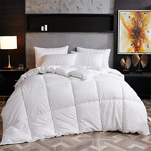 BEDSETS Bettdecke 150x200 cm 4 Jahreszeiten, Zertifiziert Atmungsaktive Schlafdecke, Super Weiche Kuschelige Steppdecke Atmungsaktiv & Wärmeausgleichend (Weiß,150x200cm2 kg)