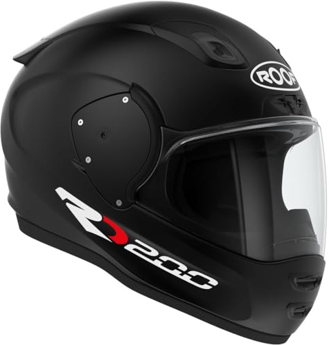 Casque Moto Intégral ROOF RO200 en Fibre De Verre - Couleur Noir Mat - Confort, Robustesse Et Légèreté Absolue - Offre Directe Usine - Garantie 4 Ans