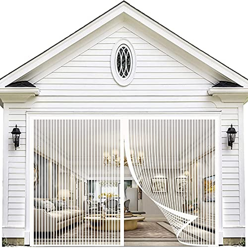 Magnetic Fly Screen Door, BKPH Patio Insect Door Screen, Anti Mosquito Mesh Fly Curtain Nets with Powerful Magnets&Full Frame Magic Tape, Keep Bugs Out&Lets Fresh Air in -185x210cm(72x82inch)