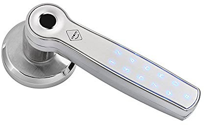 SLRMKK Smart Door Locks, Smart Biometric Fingerprint Door Lock, Keyless Bluetooth Door Lock, Home Security Password Door Lock with Fingerprint Door Handle, APP Control, for Home Security