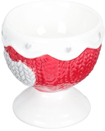 Zerodeko Bandeja De Huevos Relieve De Corazón Soporte Para Huevos De Cerámica Huevera Para Desayuno Para Cocina o Mesa De Fiesta