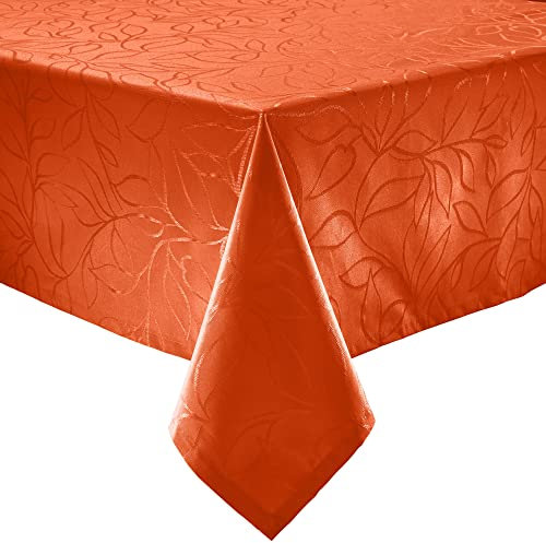 Erwin Müller Outdoor-Tischdecke Terrassa abwaschbar orange Größe 110x140 cm